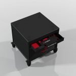 RAISE 3D Printer Cart Low for Raise3D Pro2 Plus, Pro3 Plus