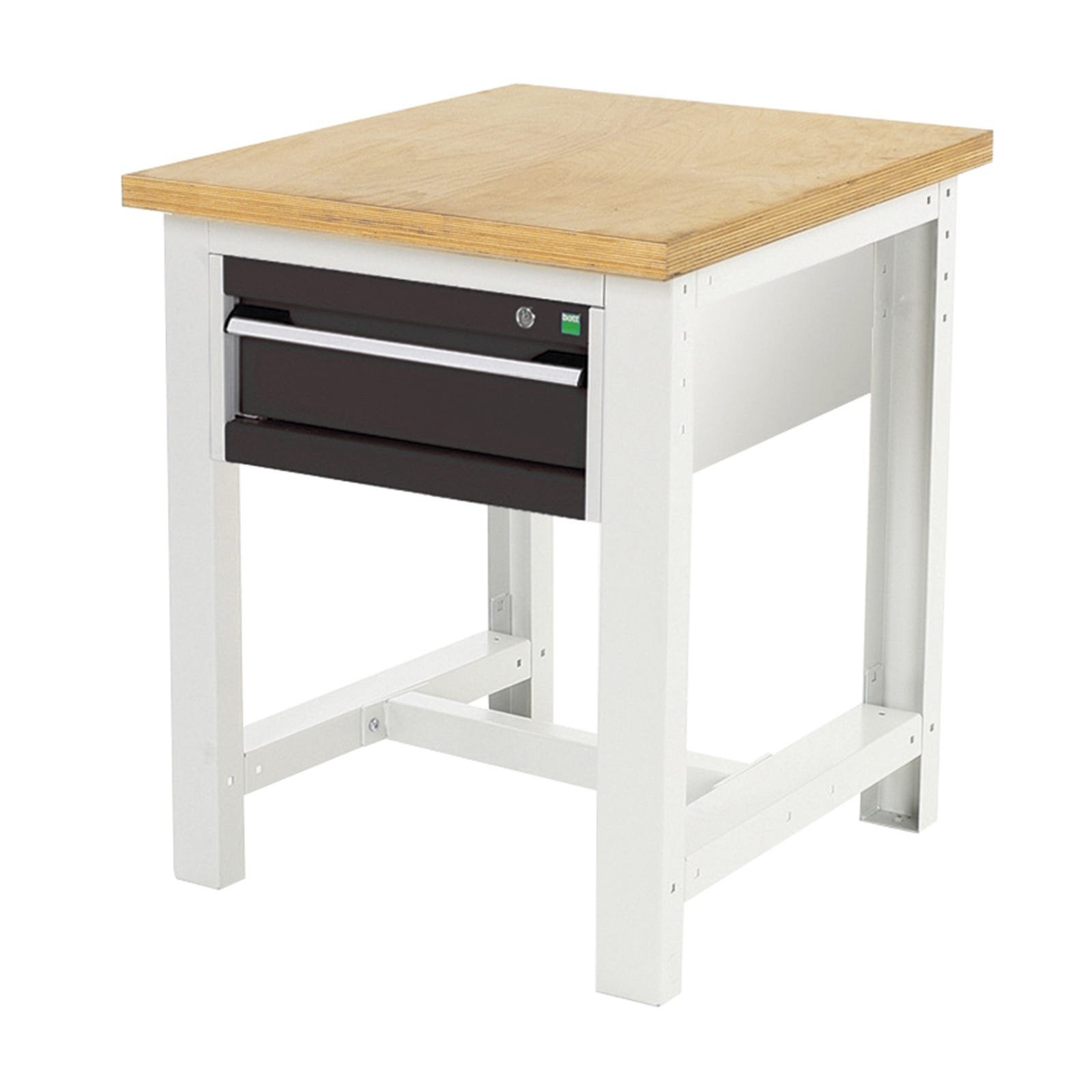 750 mm (w) x 840mm (h) x 750mm (d) Bott Cubio Framework Bench (Anthracite Grey) - 41003521.19V