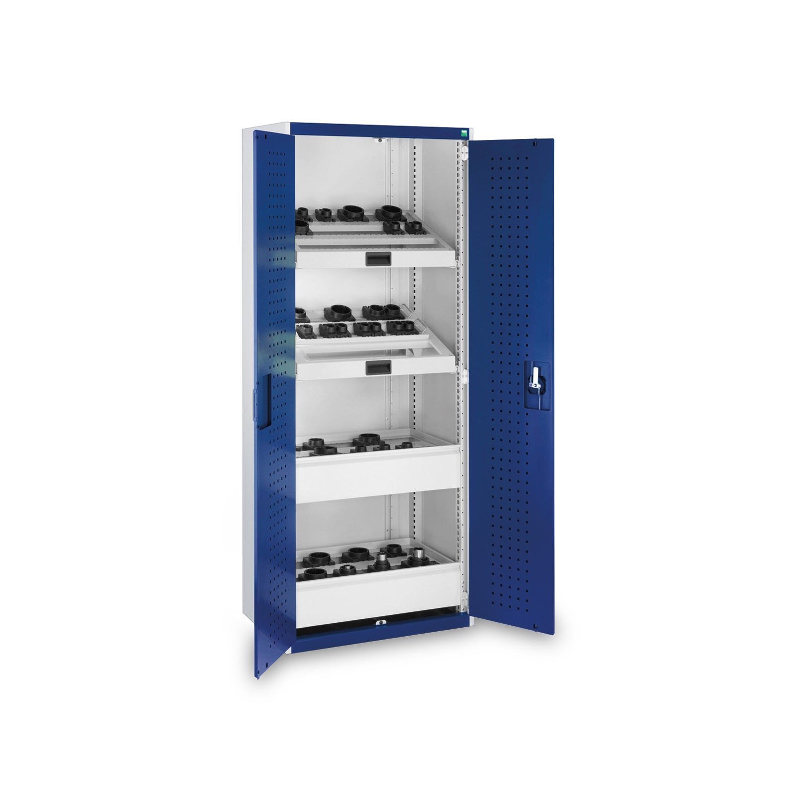 1050mm (w) x 525mm (d) x 1000mm (h) cubio housing louvre doors (Bott)