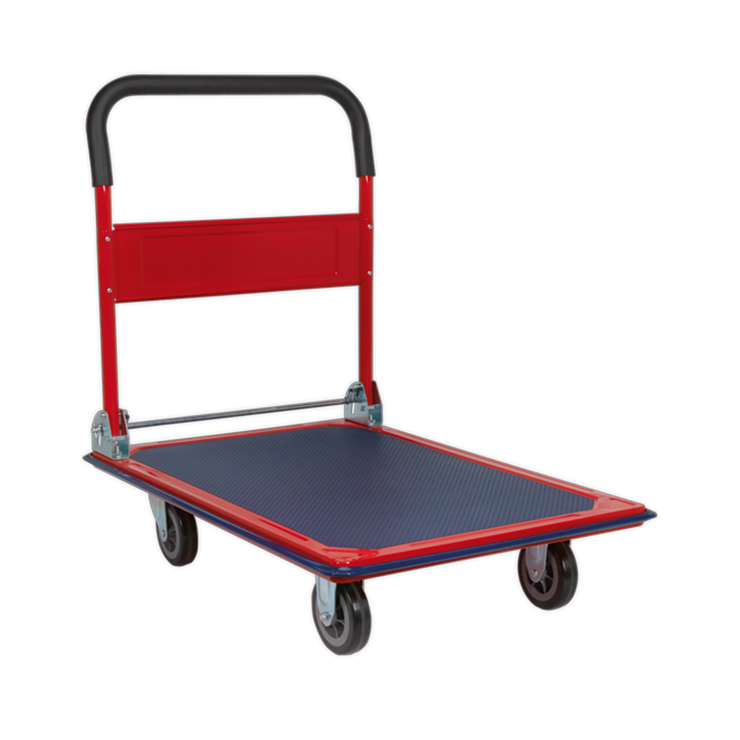 Folding Platform Truck, 605 x 910mm, 300kg Max Capacity (Sealey)