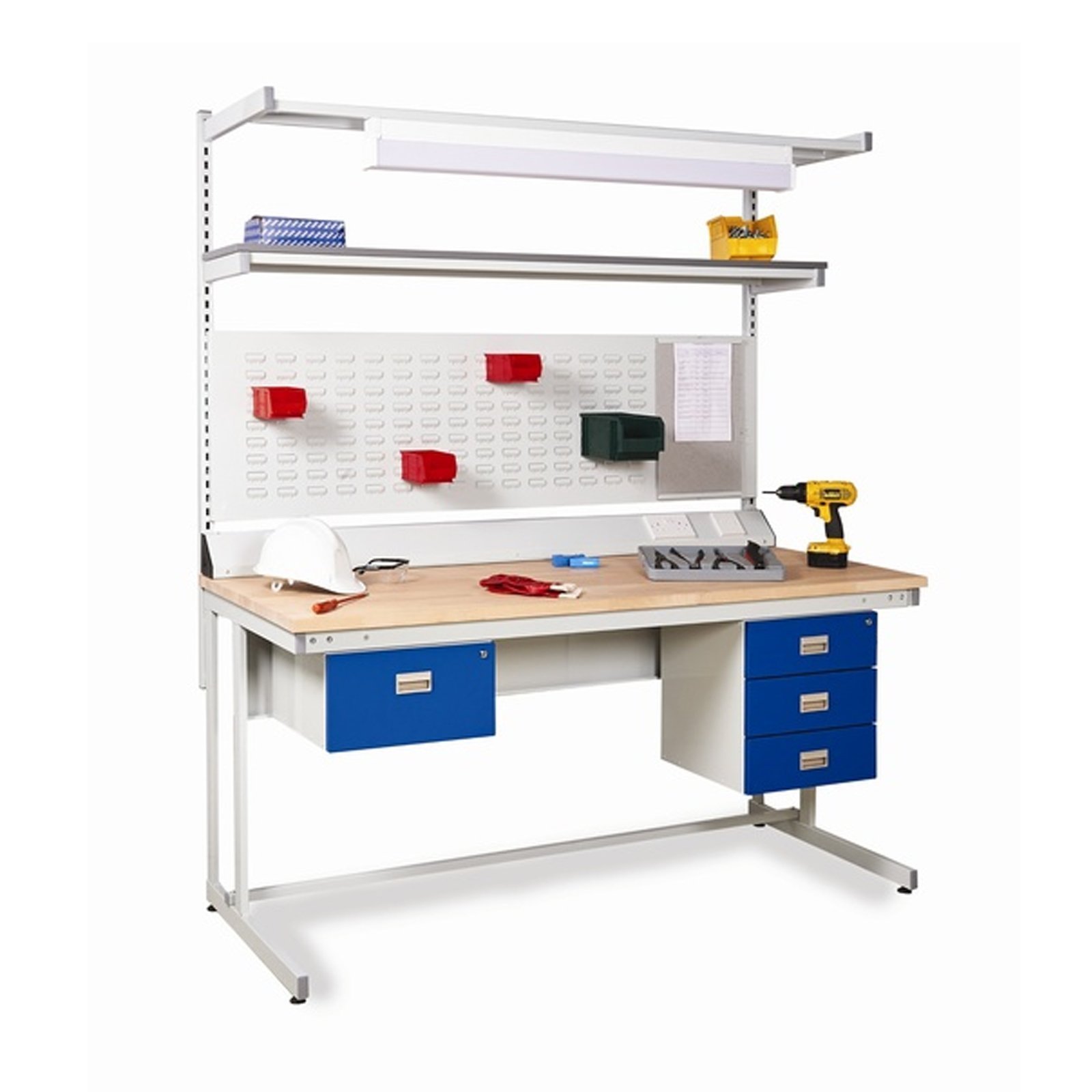 840mm x 1200mm x 600mm Heavy Duty Workbench with Laminate Worktop (Cutwel Pro)