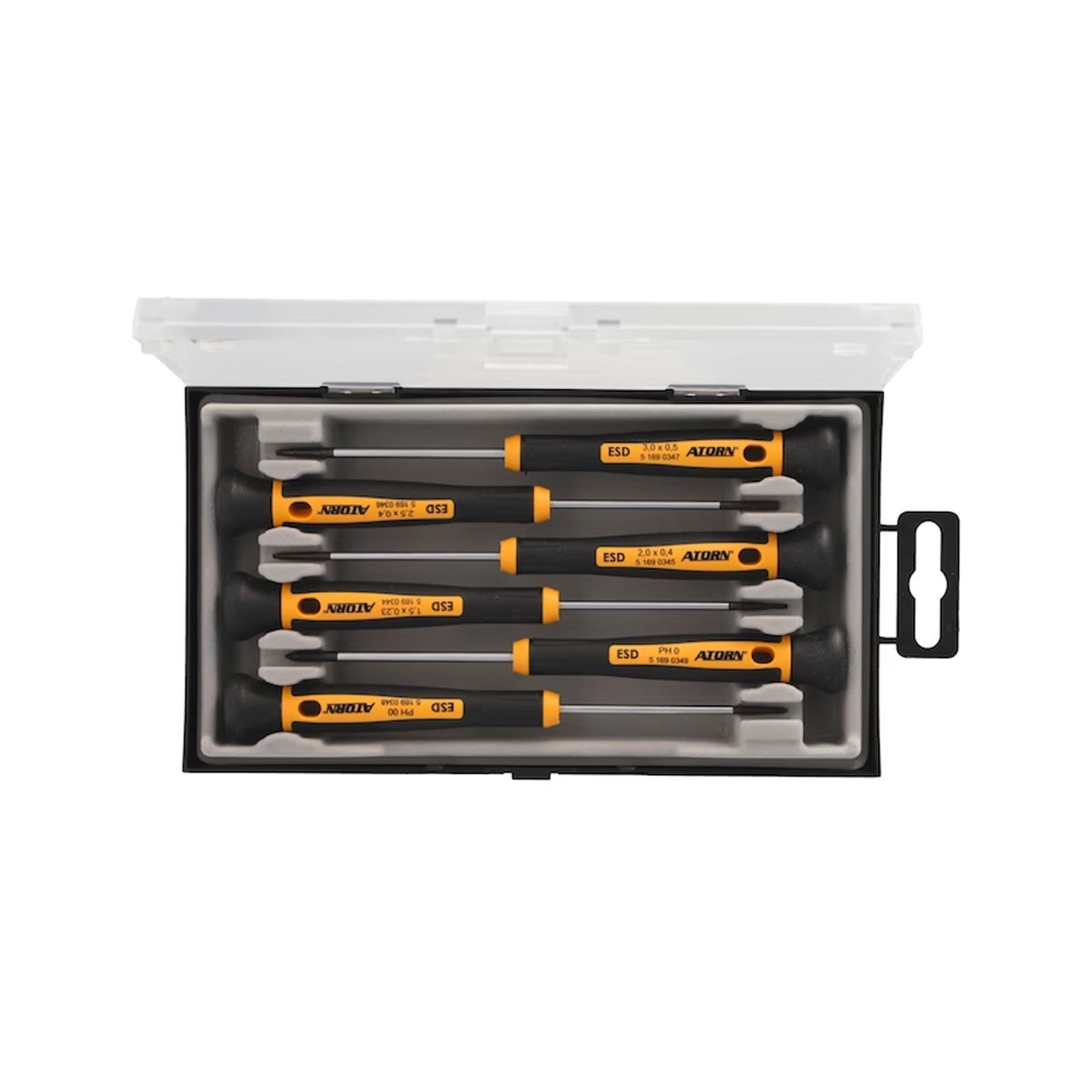 6 Piece Precision Screwdriver Set (Atorn)