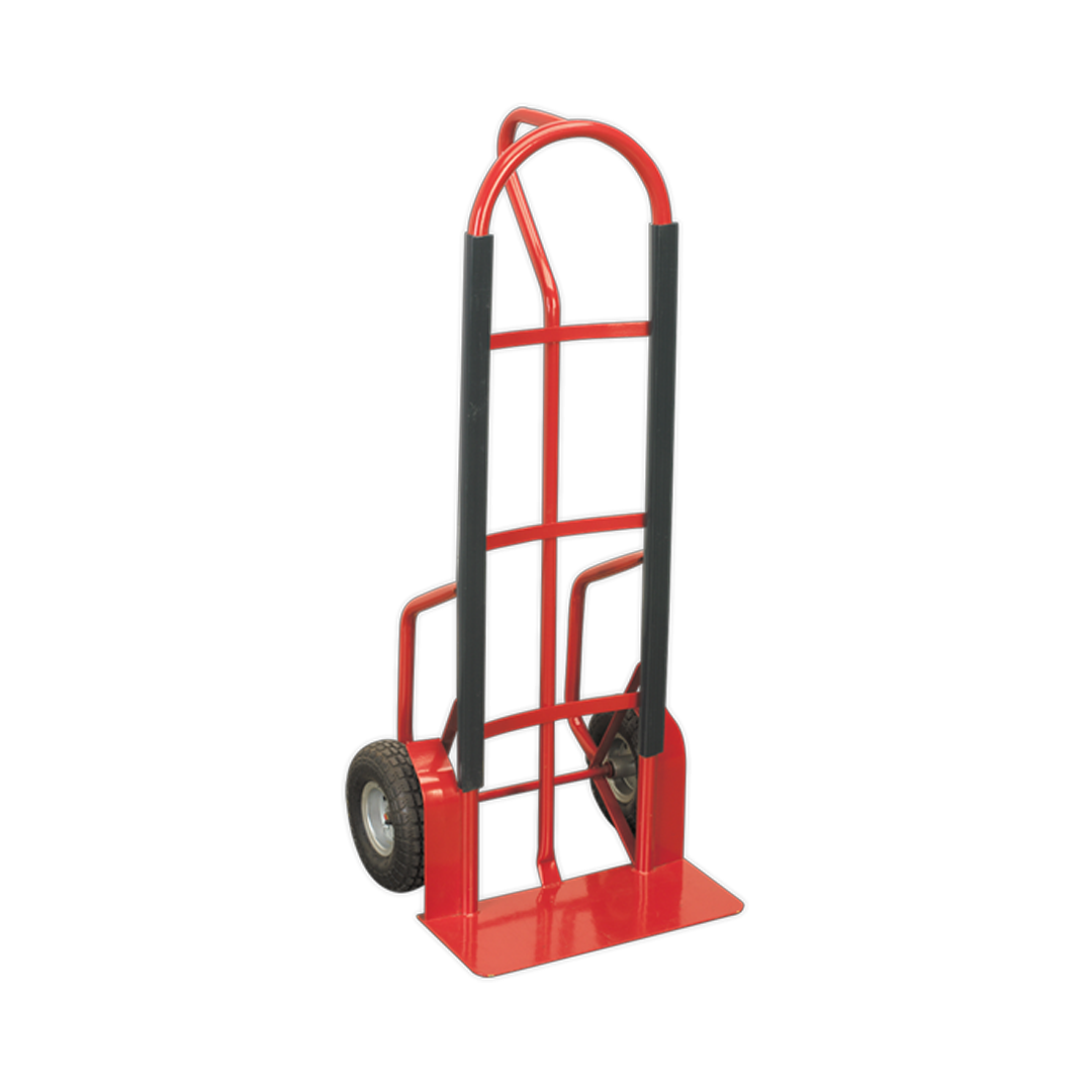 Sack Truck with Pneumatic Tyres, Platform (W x D): 550 x 230mm, 300kg Max Capacity (Sealey)