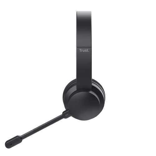 Trust Ayda Headset Wired & Wireless Head-band Calls/Music USB Type-C Bluetooth Black - 25463